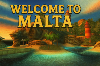 Screenshot aus dem Level A Postcard From Malta by Sabatu
